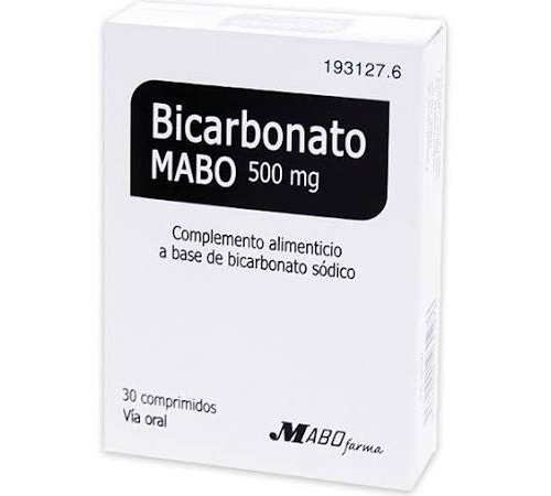 Bicarbonato mabo (500 mg 30 comp)