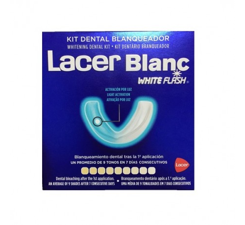 Lacerblanc white flash kit dental blanqueador