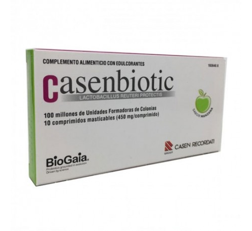 Casenbiotic (sabor manzana 10 comp)
