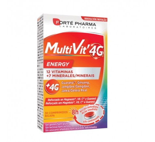 Multivit 4g energy (30 comprimidos)