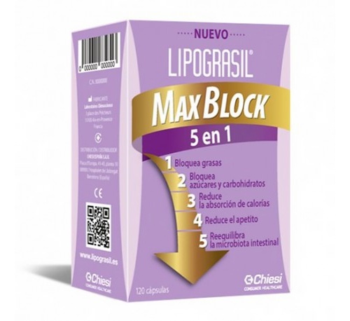 Lipograsil maxblock 5 en 1 120 (120 capsulas)