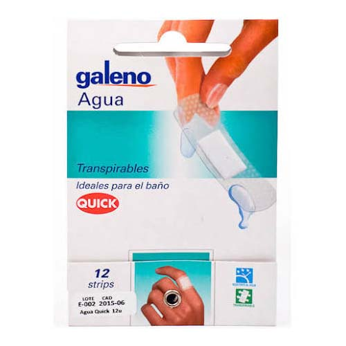 GALENO TIRAS PLAST 12 U TRANSP