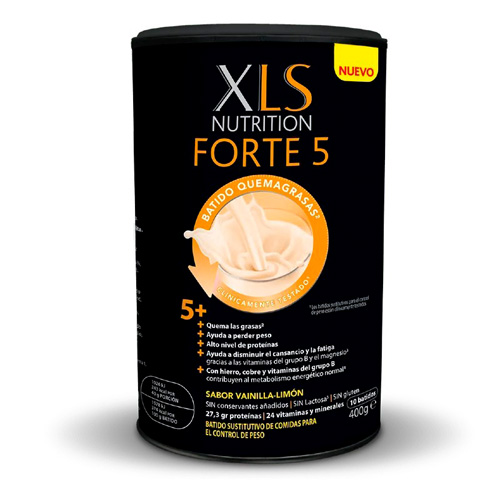 Xls nutrition forte 5 quemagrasas batido sustitutivo (1 envase 400 g)
