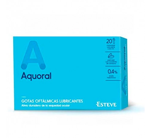 AQUORAL GOTAS OFTAL 0,5ML 20 U