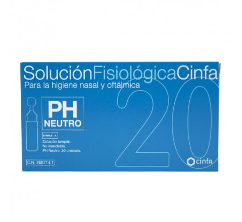 SOLUCION FISIOLOGICA CINFA 20U