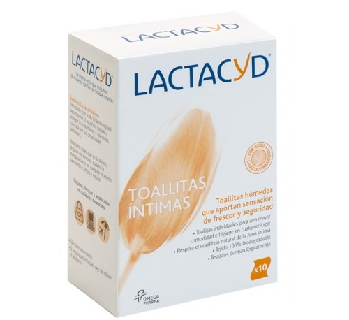 LACTACYD INTIMO 10 TOALLITAS