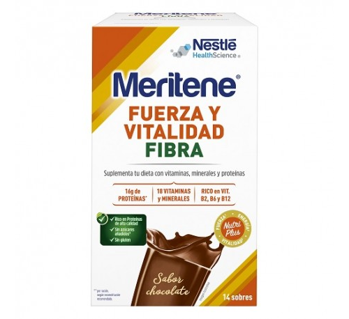MERITENE FIBRA CHOCOLAT 14 SOB