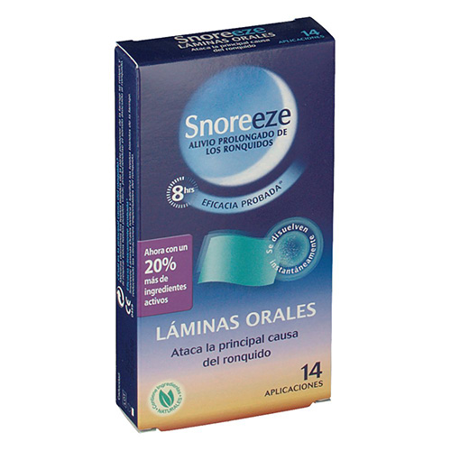 SNOREEZE LAMINAS ORALES