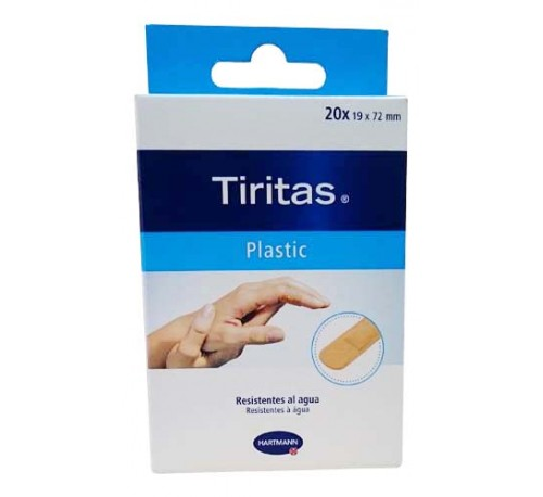 TIRITAS PLASTICO SOBRE 20 U