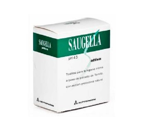 SAUGELLA ATTIVA TOALLITAS 10U