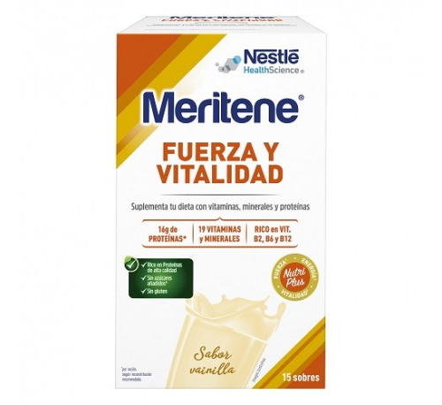 MERITENE VAINILLA 15 SOBRES