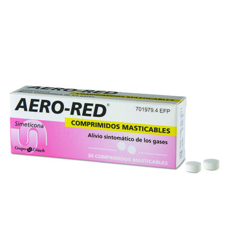 AERO RED 40 mg COMPRIMIDOS MASTICABLES , 30 comprimidos