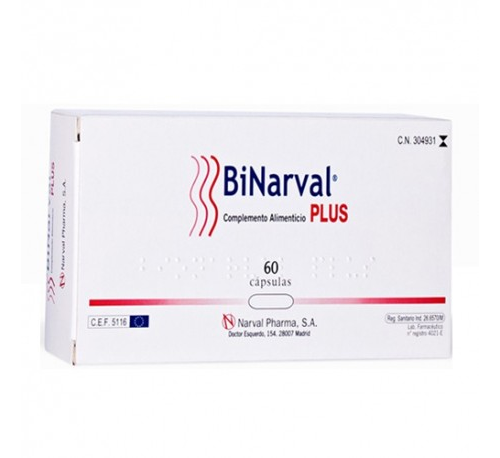 BINARVAL PLUS 760 MG 60 COMP