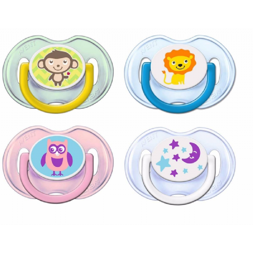 Chupete silicona - philips avent ultra air collection (0 - 6 meses 2 unidades niña)