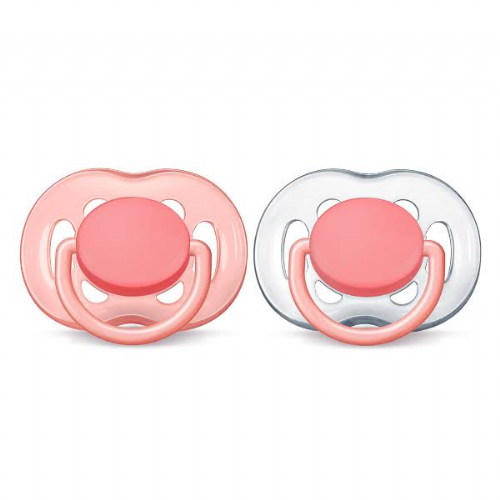 Chupete silicona ortodontico - philips avent ultra air (6 - 18 meses 2 unidades niña)