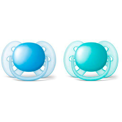 Chupete silicona - philips avent ultra air (0 - 6 meses 2 unidades niña)