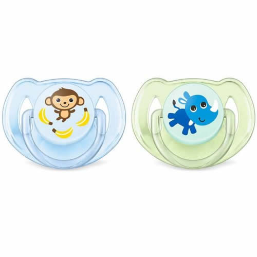 Chupete silicona - philips avent ultrasoft decorados (6 - 18 m 2 u niño)