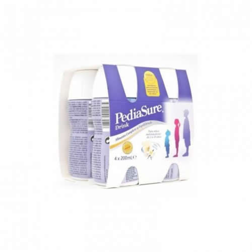 Pediasure drink (pack 4 botellas x 200 ml vainilla)