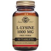 L-LISINA 1000MG 50 COMP SOLGAR