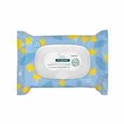 Klorane bebe toallitas limpiadoras suaves (25 toallitas)