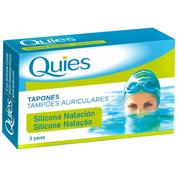 Tapones oidos silicona natacion - quies (estandar 6 u)