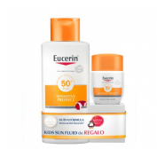 Eucerin sun protection 50+ locion infantil - sensitive protect (400 ml)