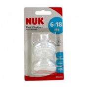 Tetina silicona anticolico - nuk first choice+ (t-2 s 2 tetinas)