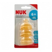 Tetina latex anticolico  (orificios tamaño l) (3 u)