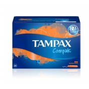 TAMPAX COMPAK TAMPON 100%ALGODON (SUPER PLUS 24 U)