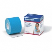 Leukotape k - vendaje neuromuscular tecnica vnm (azul claro 5 cmx 5 cm)