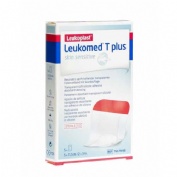 Leukomed t-plus skin sensitive - aposito esteril adhesivo (5 unidades 7,2 cm x 5 cm)