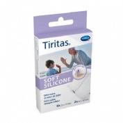 Tiritas soft silicone aposito adhesivo 6 u x (25 x 72 mm) + 2 u x (40 x 60 mm) - aposito adhesivo