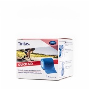 Tiritas quick aid - aposito adhesivo (color azul 6 cm x 2 m 1 u)