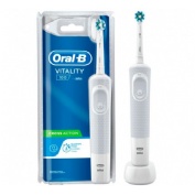 Cepillo dental electrico recargable - oral-b vitality 100 cross action (blanco)