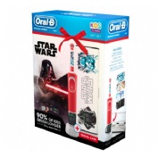 Cepillo dental electrico recargable infantil - oral-b kids (star wars con estuche de viaje)