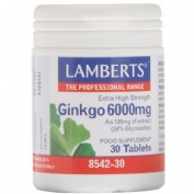 GINKGO 6000MG 30 TABLETS LAMBE