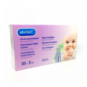 Alvita suero fisiologico esteril aerosolterapia (30 ampollas 5 ml)