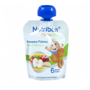 Nutriben fruta & go manzana platano (90 g)