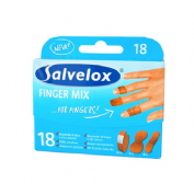 SALVELOX FINGER MIX - APOSITO ADHESIVO (SURTIDO 18 U)