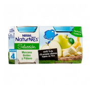 Nestle naturnes seleccion manzana golden platano (200 g 2 u)