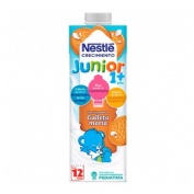 Nestle junior crecimiento 1 + galleta maria (1 envase 1000 ml)