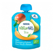 Nestle naturnes bio pera manzana y platano (bolsita 90 g)