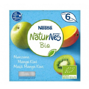 Nestle naturnes bio manzana mango y kiwi (4 tarrinas x 90 g)