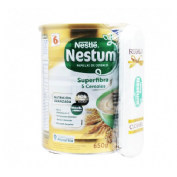 Nestle nestum superfibra 5 cereales con galleta con cuchara (650 g)