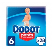 Pañal infantil - dodot pants (t- 6 +15 kg 28 u)