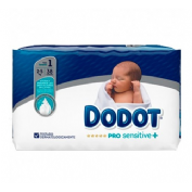 Pañal infantil dodot pro sensitive talla 1 2-5 kg 38 unidades - dodot pro sensitive
