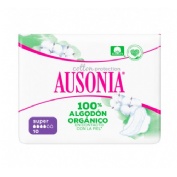 Compresas higienicas femeninas - ausonia cotton protection (super alas 10 u)