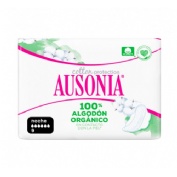 Compresas higienicas femeninas - ausonia cotton protection (noche alas 9 u)