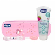 Chicco set dental siempre sonriente (rosa)