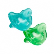 Chupete silicona - chicco physio soft todogoma (6- 12 m niño 2 chupetes)